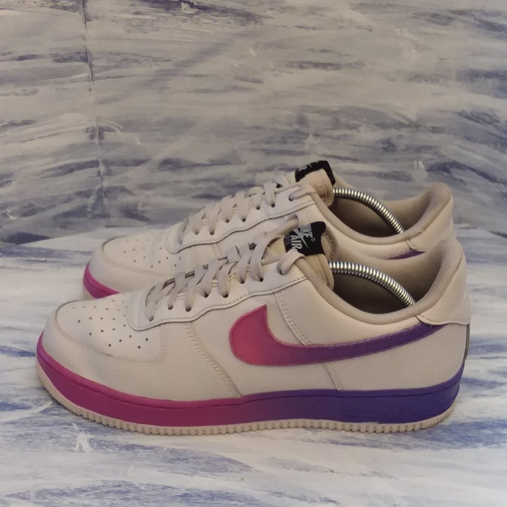 Nike Air Force 1 Low Gradient Vast Grey Hyper Grape